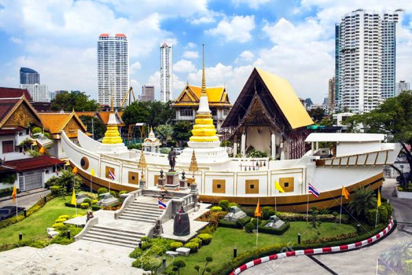 Chùa Thuyền - Wat Yannawa - Biểu tượng xứ sở Chùa Vàng - du lịch Bangkok Pattaya