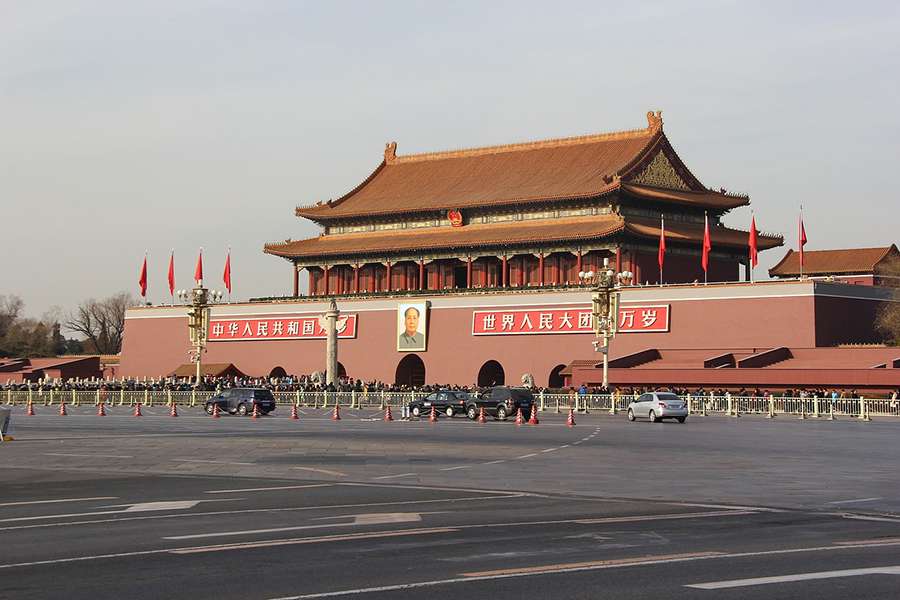 Du lịch Bắc Kinh Trung Quốc tham quan quảng trường thiên an môn