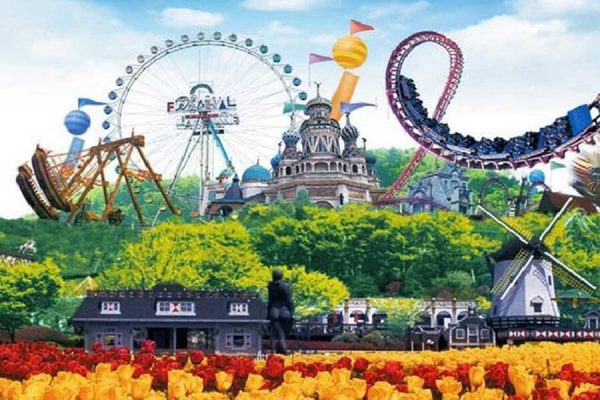 Ghé thăm công viên Công Viên Everland trong chuyến du lịch Hàn quốc