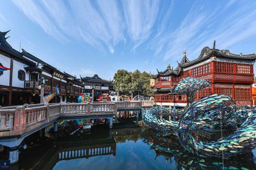 Miếu Thành Hoàng trong chuyến du lịch Trung Quốc bến Thượng Hải