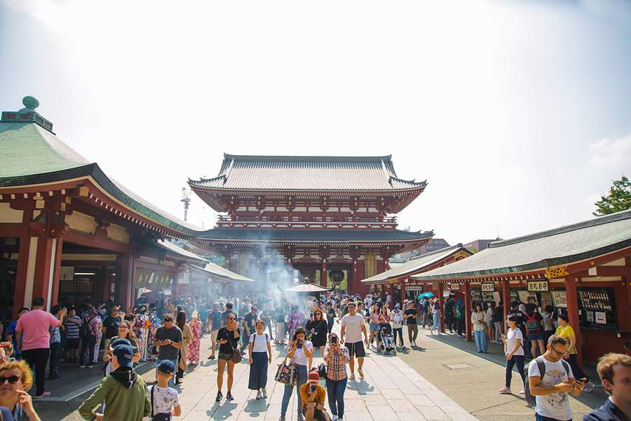 Tham quan chùa Asakusa kannon tại Tokyo Nhật bản