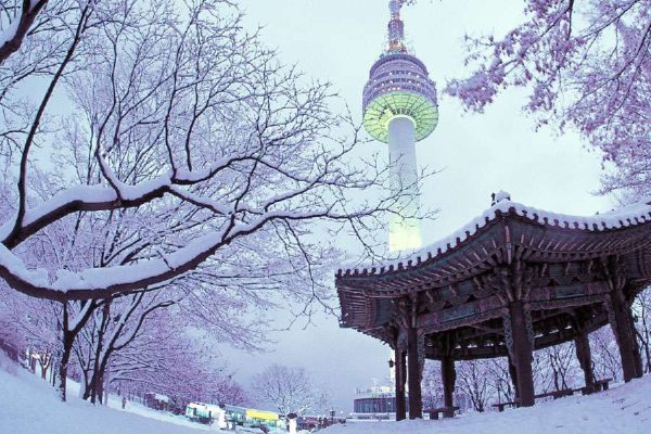 Tour Đi Hàn Quốc Tháp Namsan Seoul Tháng 2