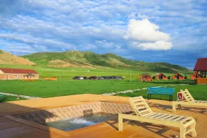 Tour Du Lịch Mông Cổ - Ikh Ulaan Shivert Hot Spring Camp