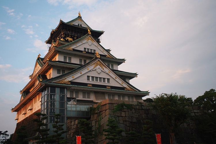 Tour Nhật Bản 6 Này - Lâu đài Osaka