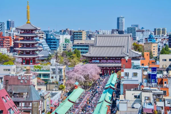 Tour du lịch Nhật Bản - Phố đi bộ Nakamise