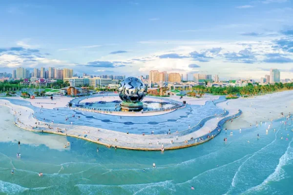 Tour du lịch Trung Quốc - Bãi biển Ngân Than (Biển Bạc)