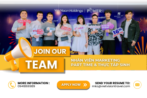 Tuyển Dụng Nhân Viên Marketing Part Time & Thực Tập Sinh