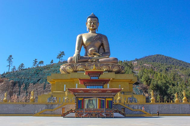 Chương trình tour du lịch Bhutan 5 ngày 4 đêm trọn gói - Tượng Phật Kuensel Phodrang
