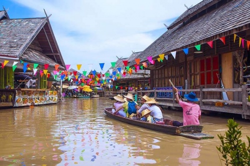 Chương trình tour Thái Lan - chợ nổi Pattaya