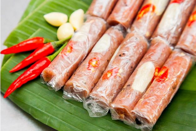 đặc sản sầm sơn nem chua thanh hóa