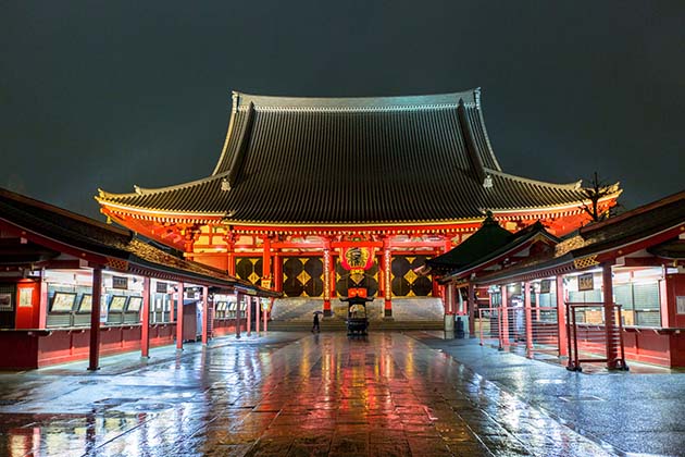 Đặt tour du lịch Nhật Bản trọn gói - Chùa Asakusa Kannon