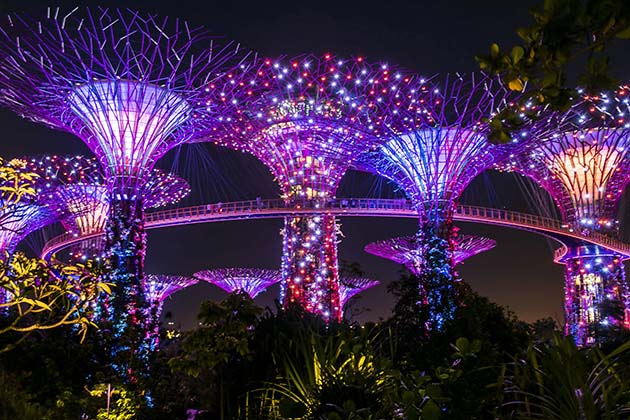 Đặt tour du lịch Singapore Sentosa trọn gói - Vườn Gardens by the bay