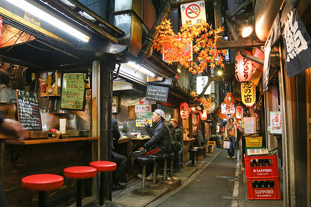 Địa chỉ quán ăn uống tại Nhật Bản - Phố Omoide Yokocho