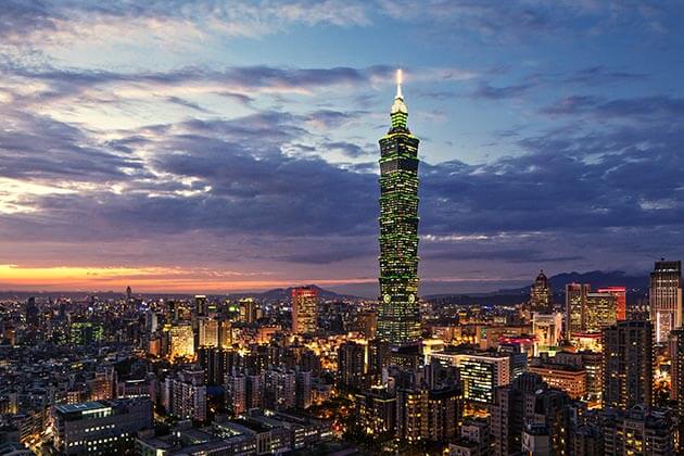 Địa điểm du lịch ở Đài Bắc Taipei Đài Loan - Tháp 101
