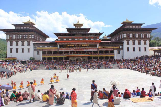 Ghé thăm pháo đài Tashichho Dzong
