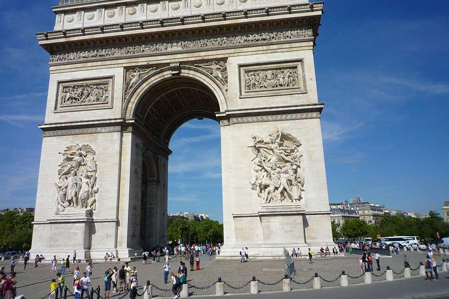 tour du lịch Pháp tham quan Champs Elysees