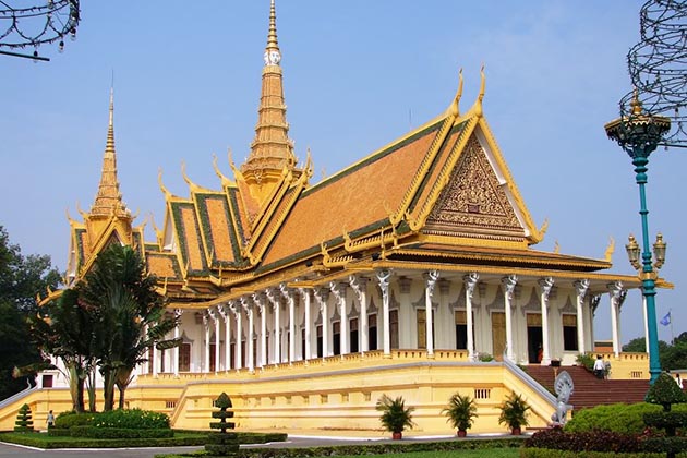 Tour du lịch Campuchia 4 ngày - Cung điện Hoàng Gia Campuchia