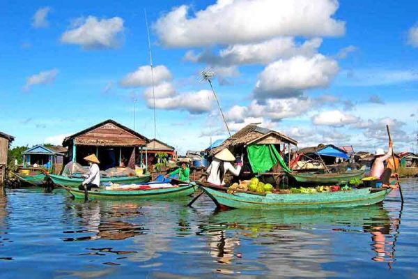 Tour du lịch ngủ tàu Mekong: Sài Gòn - Phnom Penh - Siem Reap 8 ngày 7 đêm | Hồ Tonle Sap