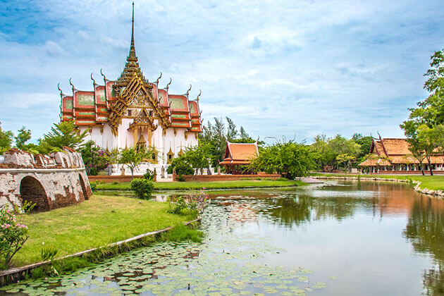 Tour du lịch Thái Lan Bangkok Pattaya - phố cổ Muangboran